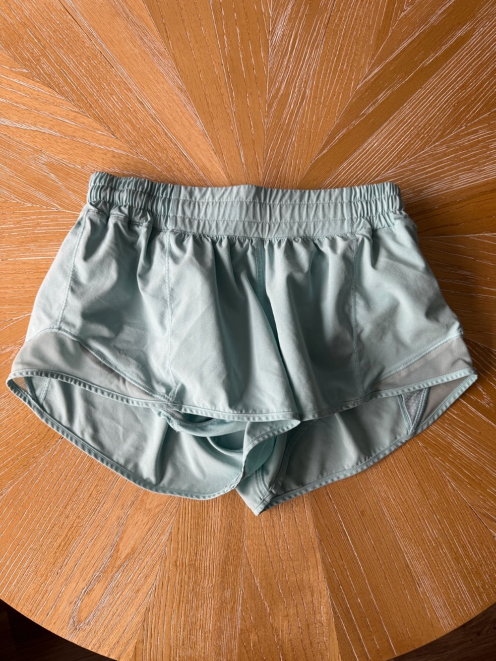 lululemon athletica light blue Women's Athletic Shorts with Liner